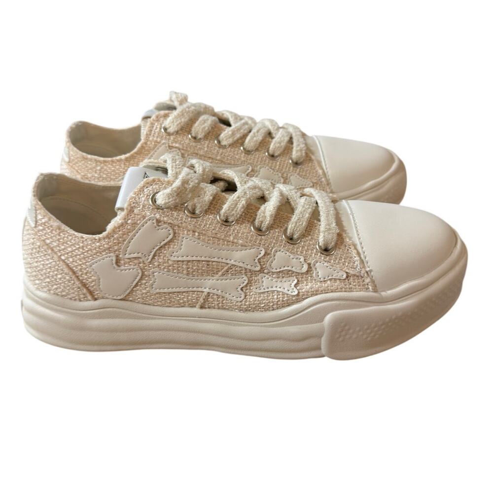 NEW Watson Men's Vulcan Sneakers Color: Cream/Off White Size 10 - Picture 3 of 11